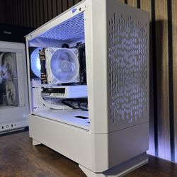 WHITE RTX 5060 | 16GB DDR5 RAM | ARGB | GAMING PC