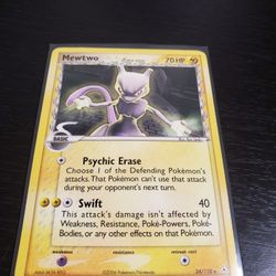 Mewtwo Delta Species, Rare Pokemon Card