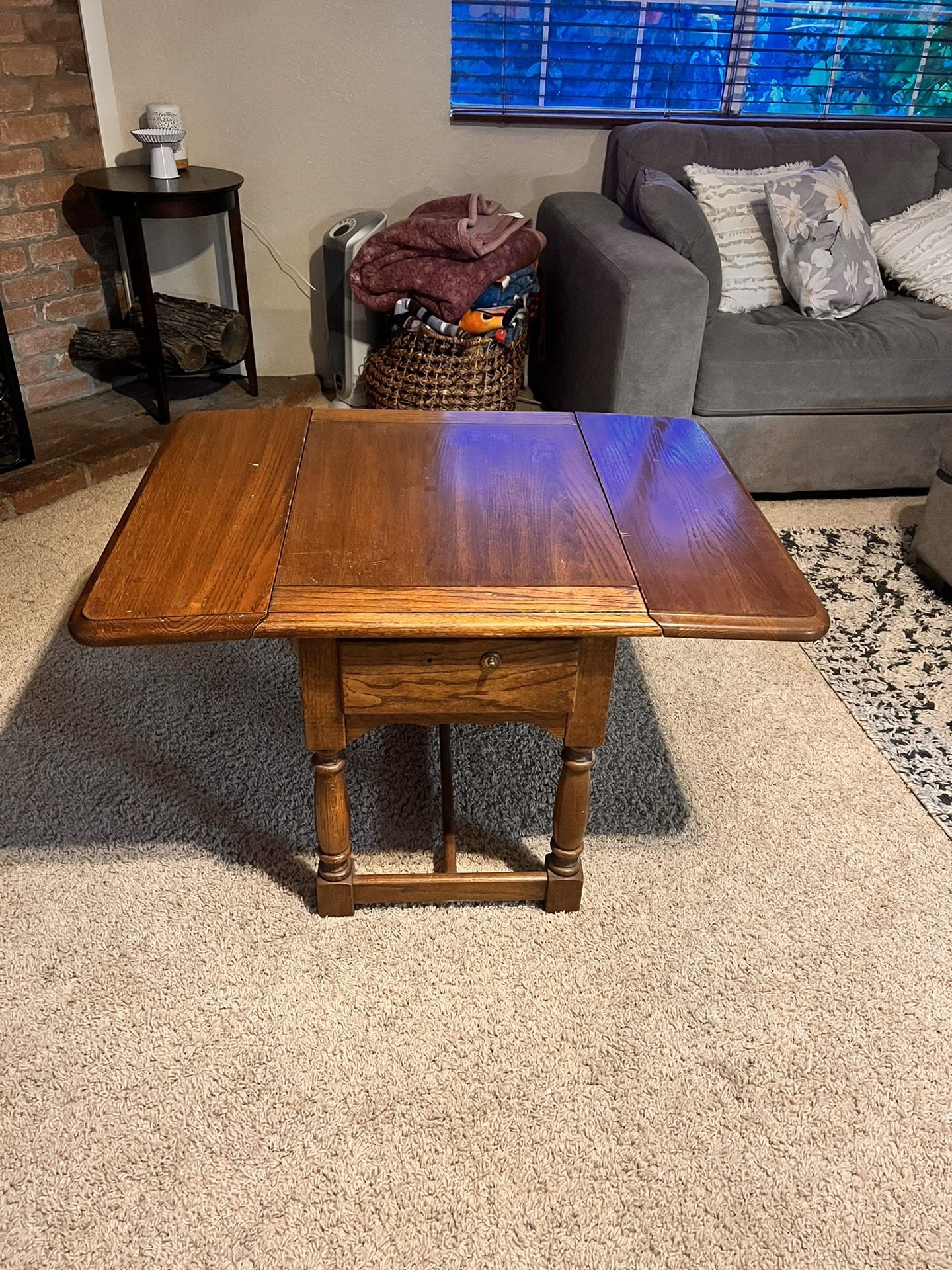 Vintage Expanding Side Table