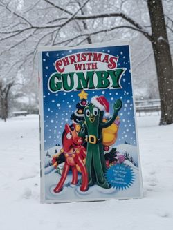 Christmas With Gumby VHS 1989 Clamshell GoodTimes Clokey Claymation