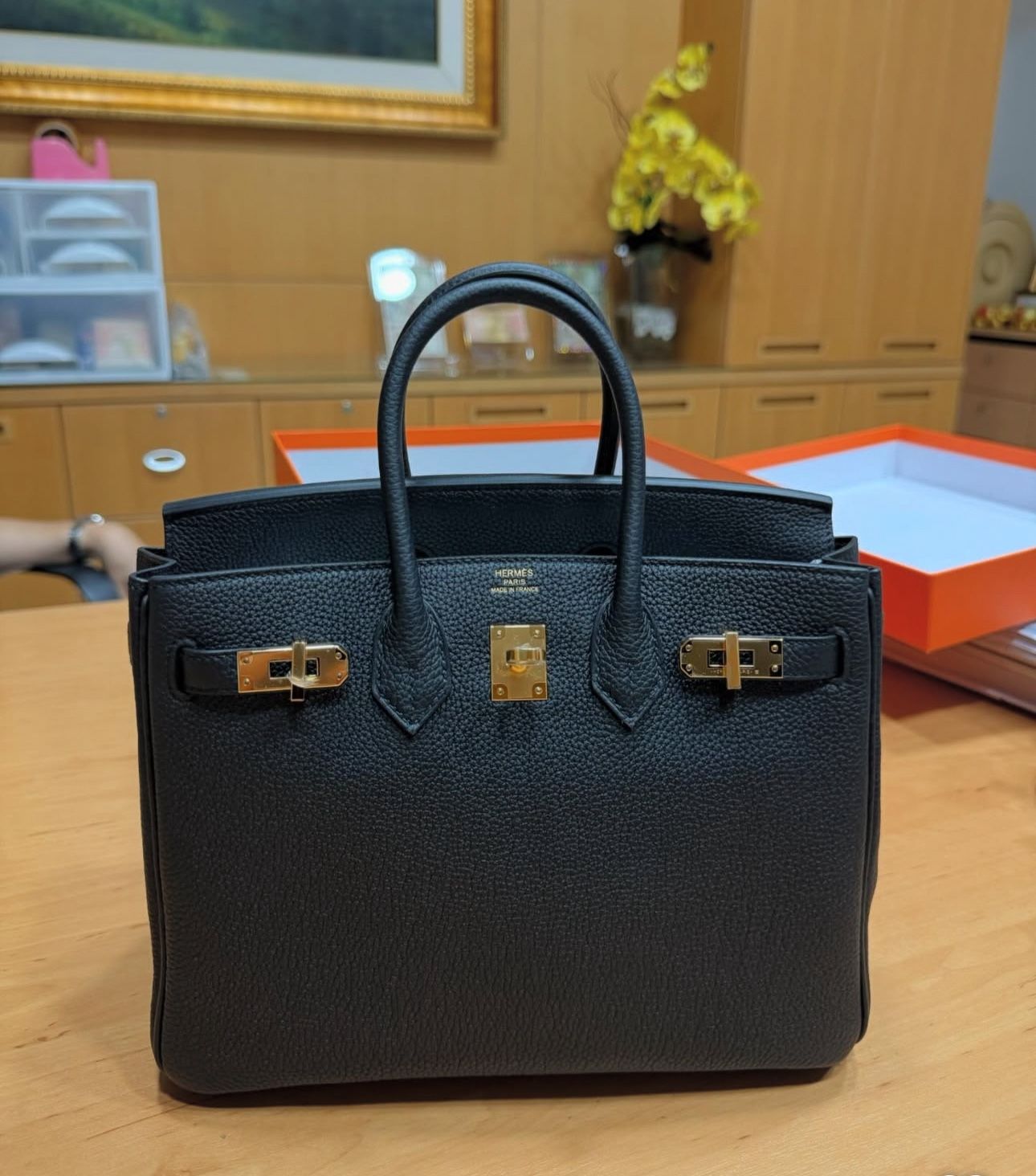 Hermès Birkin 25 Togo Leather