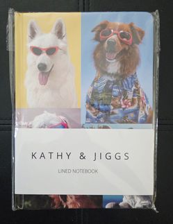 Kathy & Jiggs - Dog Themed Lined Notebook