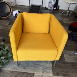 Yellow modern chair 