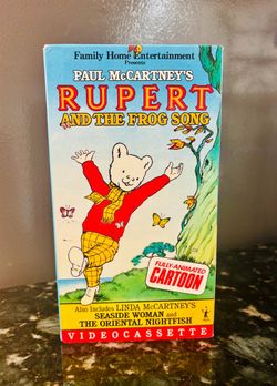Paul McCartney’s “RUPERT AND THE FROG SONG” on VHS