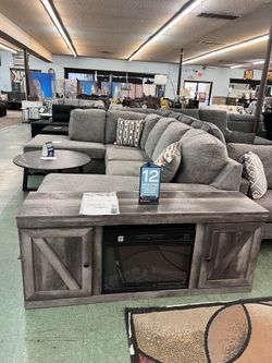 🚚Flash Deal🚚Brand New Name Brand TV Stand With Fire Place $399, For Up To 65” TV