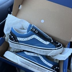 Vans Pearlized Old Skool 36 Navy