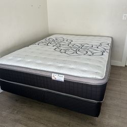 Queen Size Mattress Pillow Top New