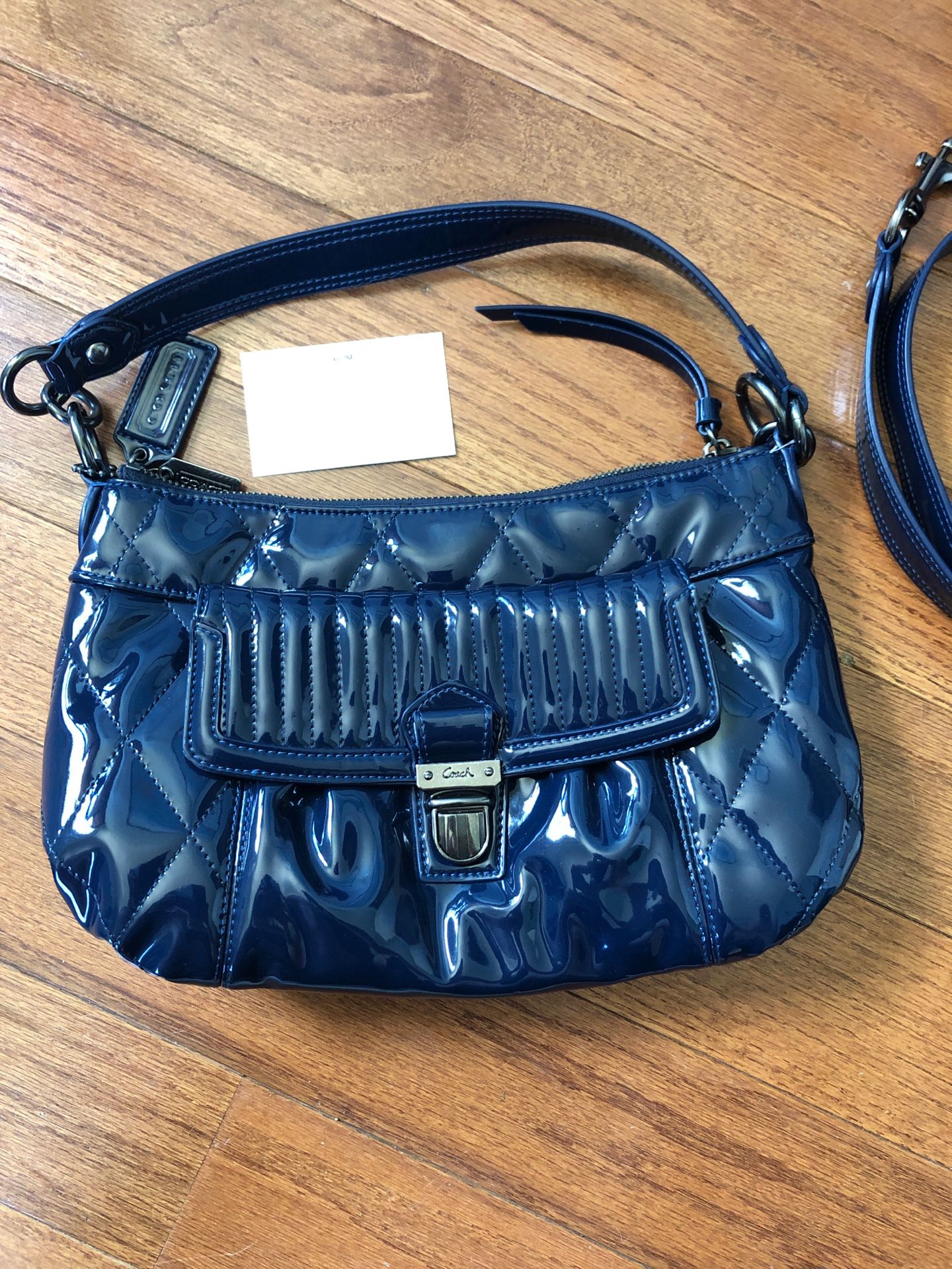 Brand new Coach purse patent leather satchel crossbody bag