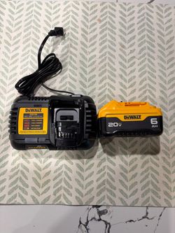 DeWalt DCB206 20V MAX 6AH Battery and DCB1106 6 amp Charger
