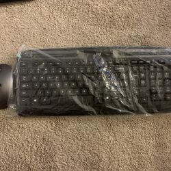 Logitech Keyboard and hp mouse