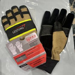 New Firefighter Safety Gloves Large Size 