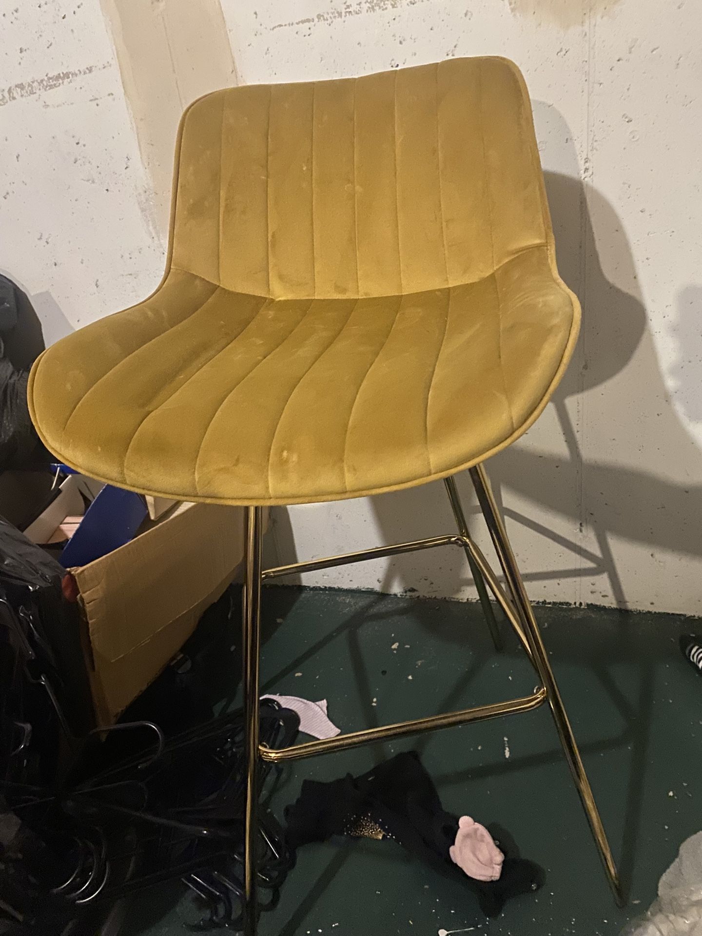 Mustard Bar Stool
