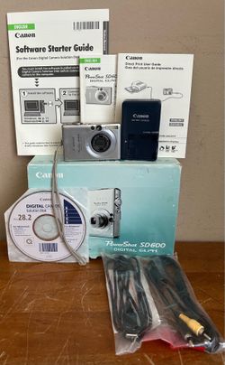 Canon PowerShot ELPH SD600 Compact 6.0MP 3x Optical Zoom 2.5" LCD Digital Camera