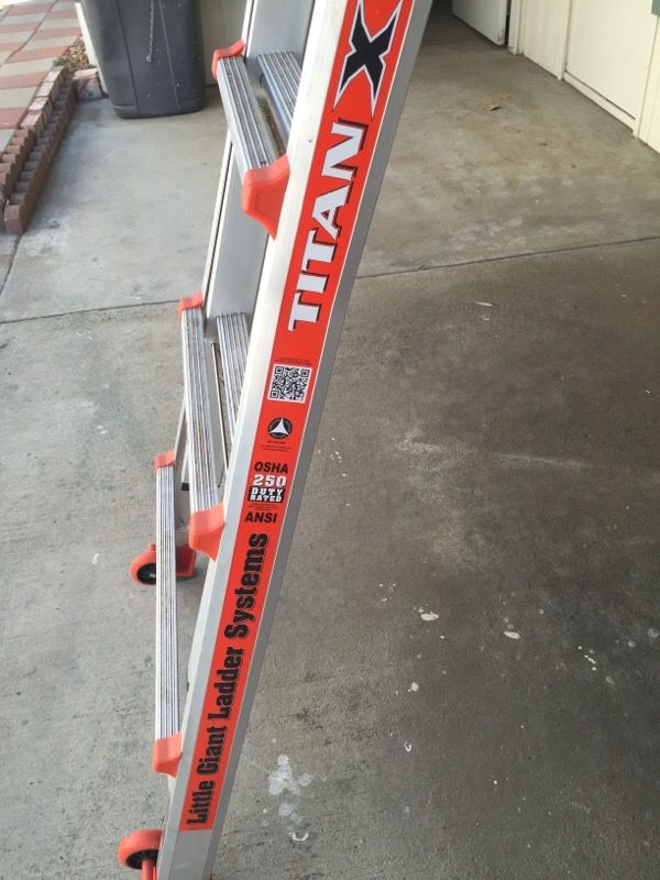 Little Giant Ladder Titan with Air deck