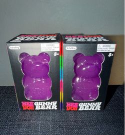 Authentic NeeDoh GUMMY BEAR The Squishy Squeezy Toy New Nee Doh