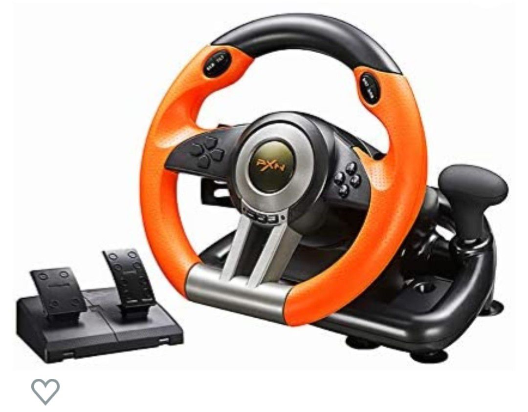 Racing Steering Wheel For PC, PS3,PS4, Xbox One, Xbox Series X &S, Switch
