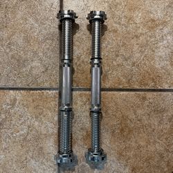 Adjustable dumbbell handle