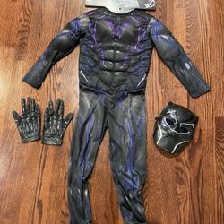 Marvel Rubies Avengers End Game Black Panther Costume Youth M 7/8