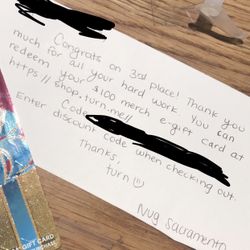 TURN MERCH CODE 