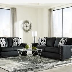 Gleston Onyx Living Room Set ( sofa Loveseat 