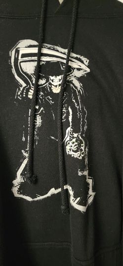 Vintage WWE The Undertaker Hoodie – 2000s Authentic Wear – Black Pullover – Size Large