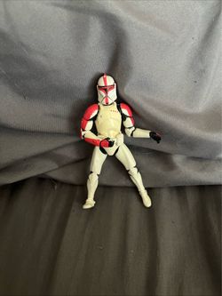 Star Wars Clone Trooper Captain Attack of the Clones 2002 ….$8