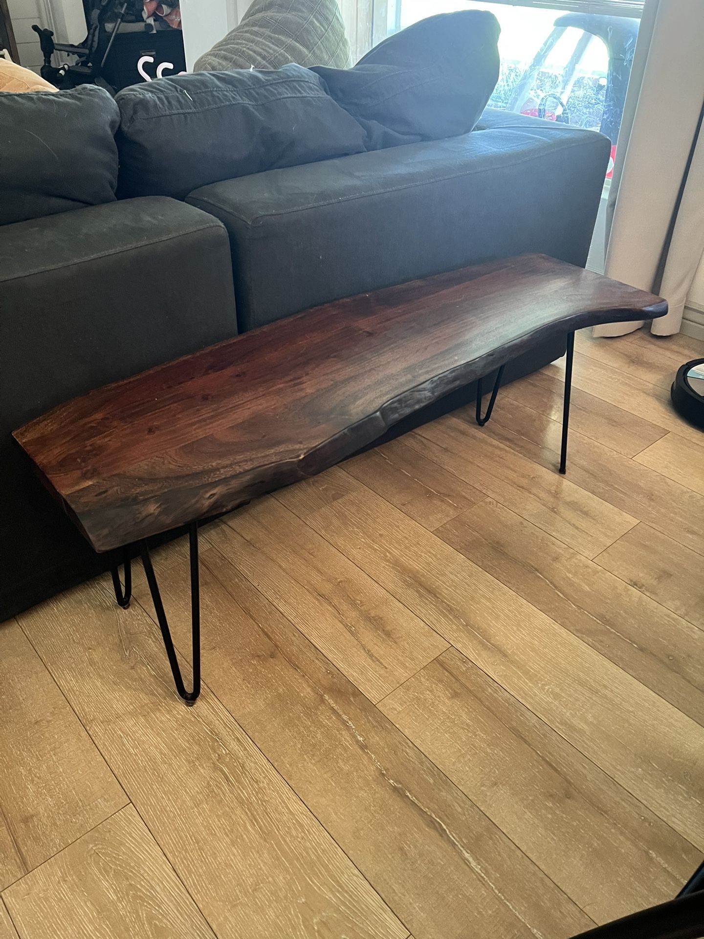 Walnut Live Edge Bench