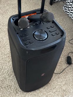 JYX Portable Karaoke Speaker with Two Microphones