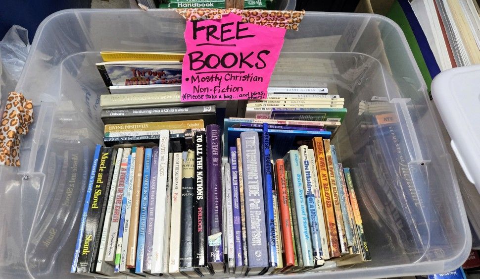 CURB ALERT: FREE BOOKS