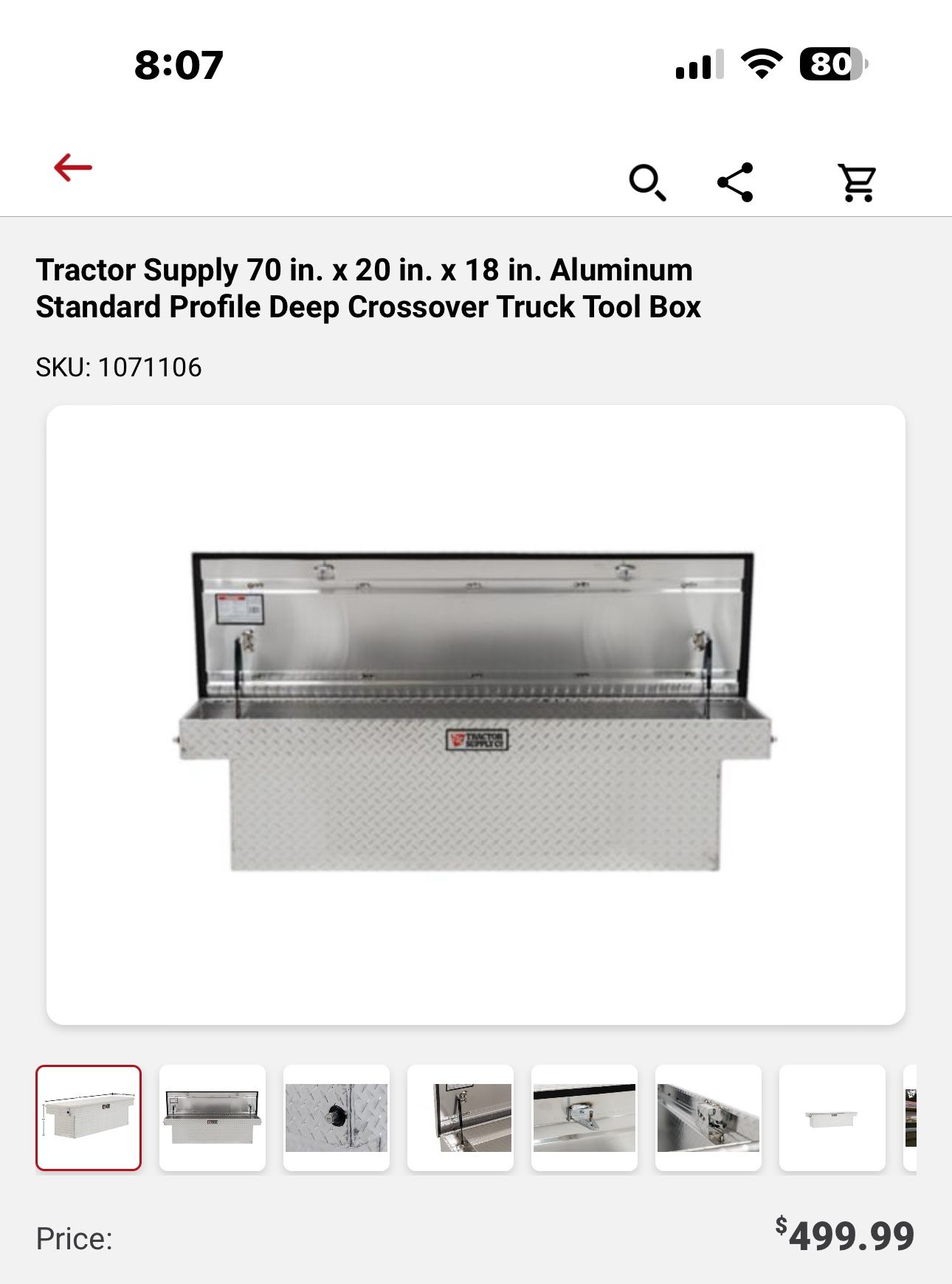 Crossover Tractor Suppy Tool Box For Truck