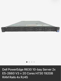 Dell power edge R630 server