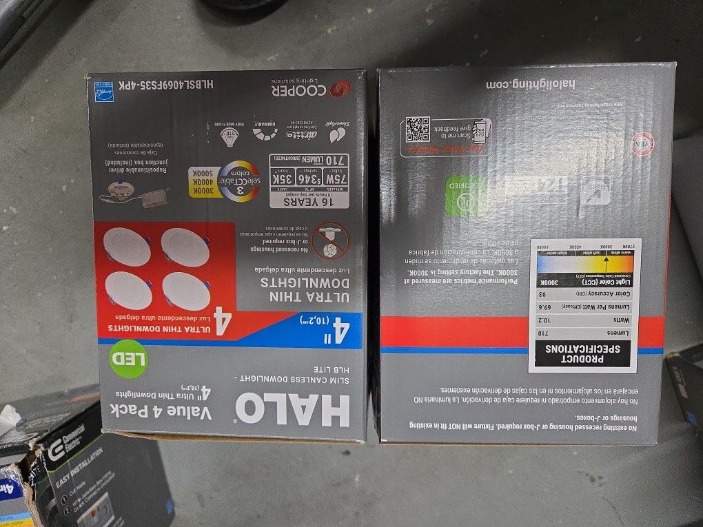 4" Remodel Led Can Lights