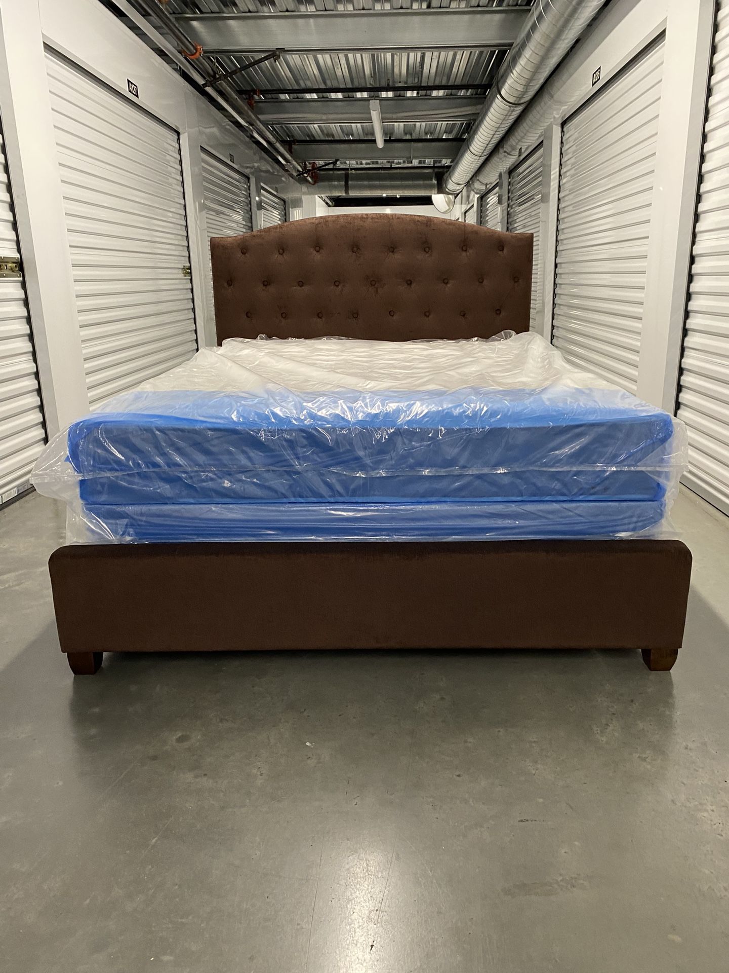 Queen Bed Frame With Mattress