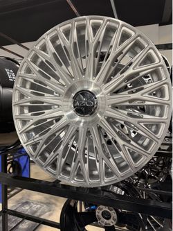 Azad wheels tires new silver machine with tires new 5x120/112