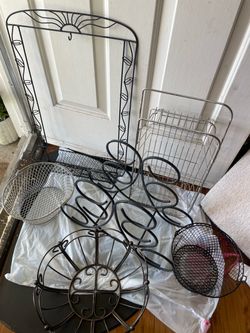 Beautiful metal racks $ 15 each