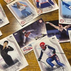 USA Winter Olympics Team Lot of Trading Cards OBO
