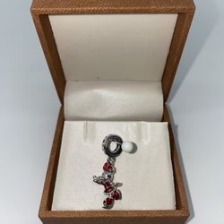 Pandora Disney Minnie Mouse Ice Skating Dangle Charm (Sterling Silver)
