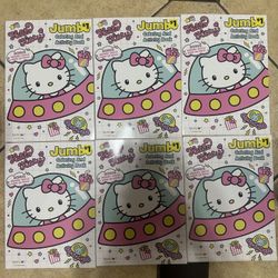6 Hello Kitty Coloring Books $5