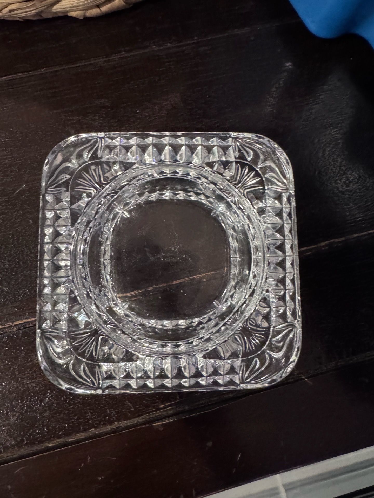 Vintage Crystal D’Argues French Candle Holder