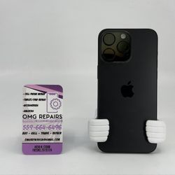 Apple iPhone 15 Pro Max (AT&T / Cricket)  256gb  Black Titanium