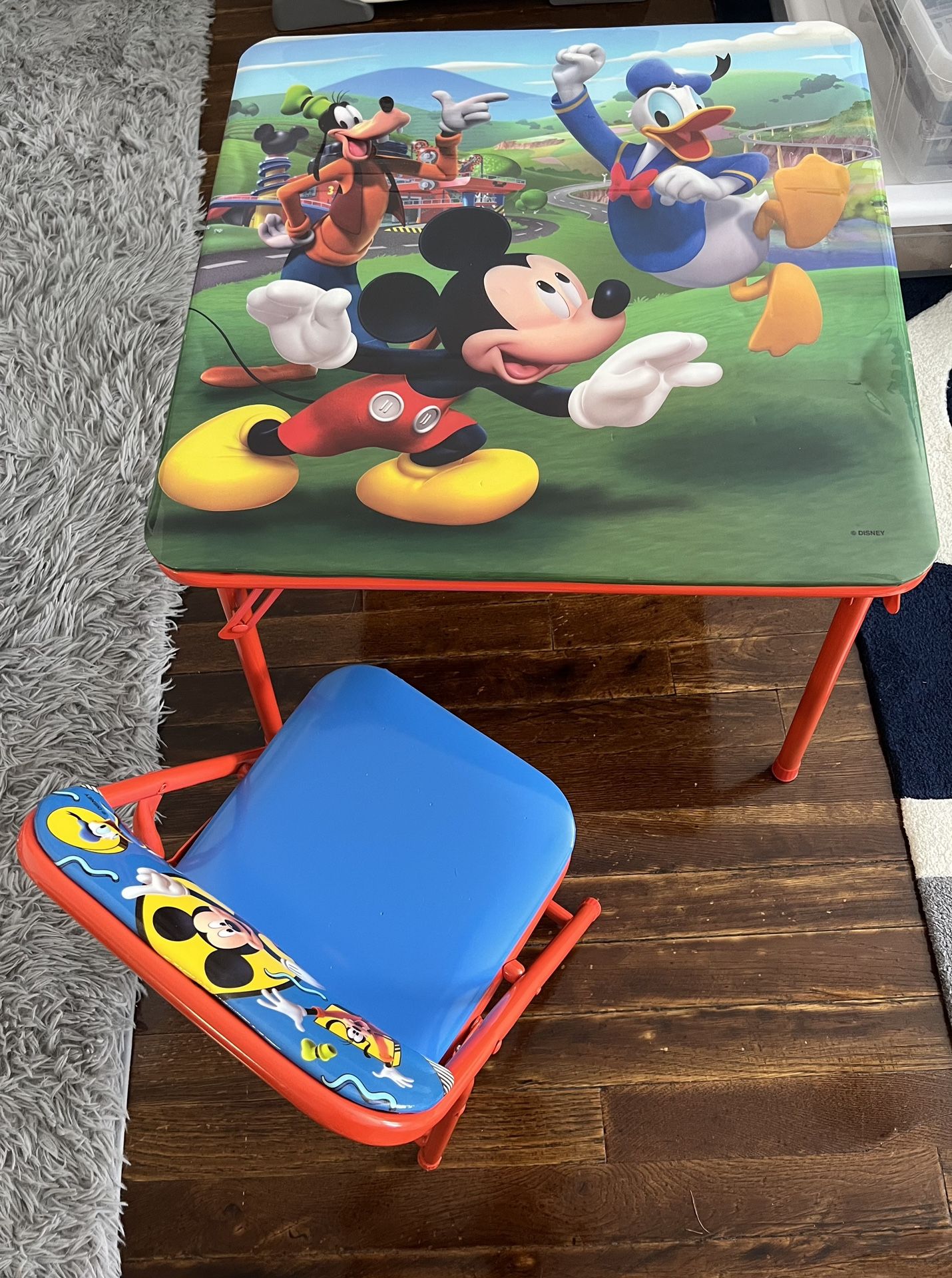 Mickey Mouse Chair & Table