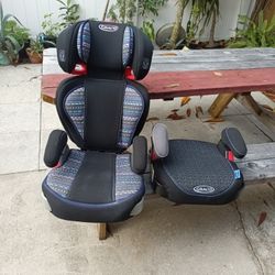 Booster Baby Car Seat  Large $10 And Small $5 Good Condition Clean 