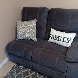 Ashley Covertable Reclining Sofa