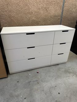 White ikea nordli dresser