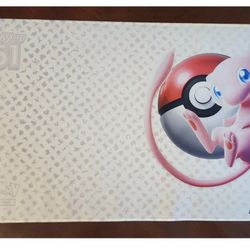 Pokemon 151 English - Playmat Mew Scarlet & Violet Desk Mouse Pad 24"x14" NIB