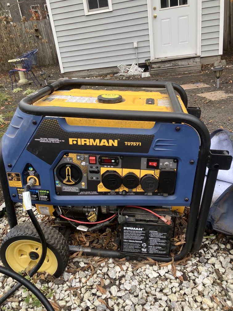 Firman Tri Fuel Generator 7500w