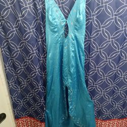 Sexy Turquoise Prom Dress