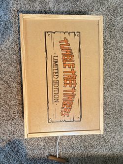 Tumble Tree Timbers Limited Edition 397 Pc Wooden Log Building Set & Wood Box