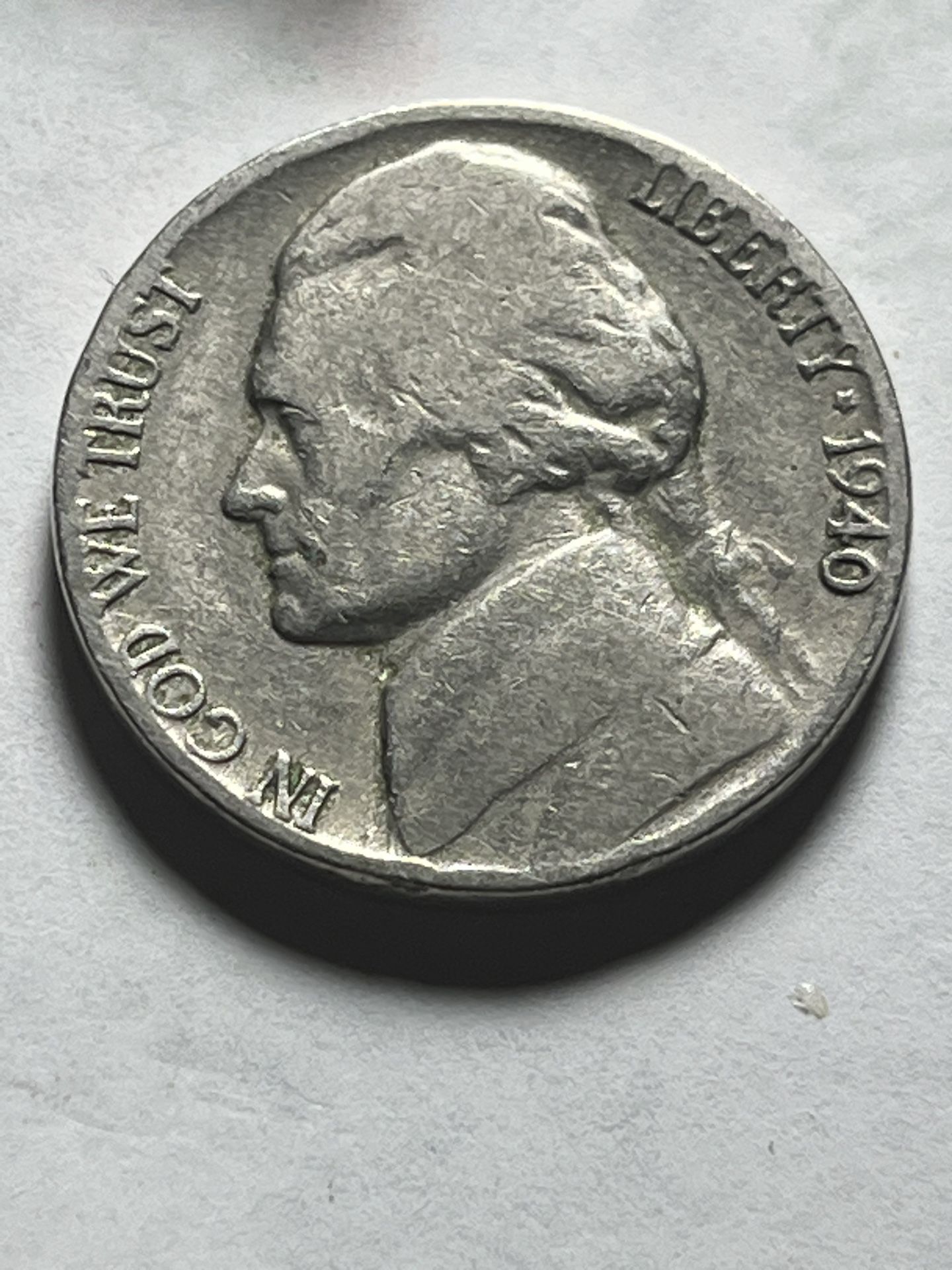 1940 Blurry ? s Nickel