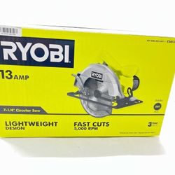 NEW RYOBI CSB125 13 Amp Corded 7-1/4 Inch Circular Saw